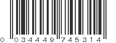 UPC 034449745314