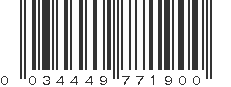 UPC 034449771900