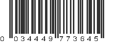 UPC 034449773645