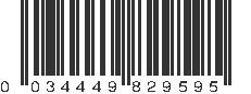 UPC 034449829595