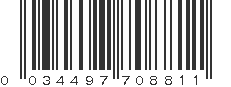 UPC 034497708811