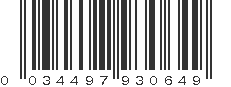 UPC 034497930649