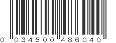 UPC 034500486040