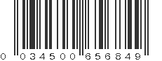 UPC 034500656849