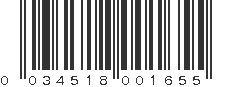 UPC 034518001655