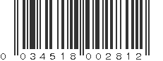 UPC 034518002812