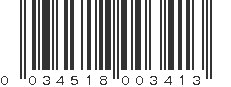 UPC 034518003413