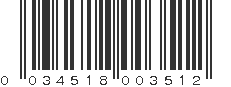 UPC 034518003512