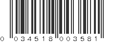 UPC 034518003581