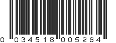 UPC 034518005264