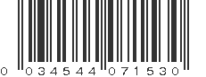 UPC 034544071530