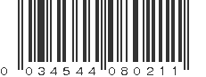 UPC 034544080211