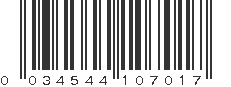 UPC 034544107017