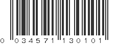 UPC 034571130101