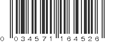 UPC 034571164526