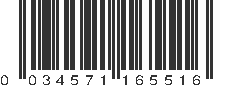 UPC 034571165516