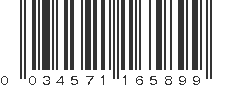 UPC 034571165899