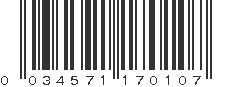 UPC 034571170107