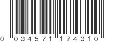 UPC 034571174310