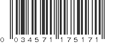 UPC 034571175171