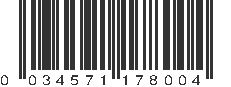 UPC 034571178004