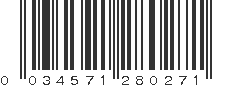 UPC 034571280271