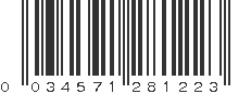 UPC 034571281223