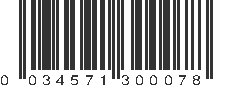 UPC 034571300078