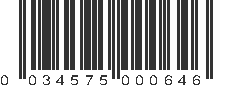 UPC 034575000646