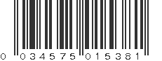 UPC 034575015381