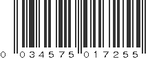 UPC 034575017255