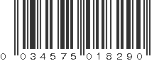 UPC 034575018290