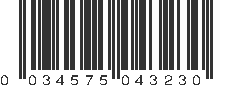 UPC 034575043230