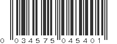 UPC 034575045401