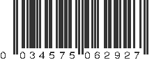 UPC 034575062927