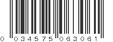 UPC 034575063061