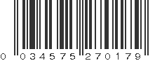 UPC 034575270179