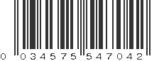 UPC 034575547042