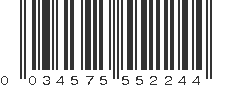 UPC 034575552244