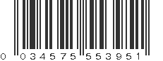 UPC 034575553951