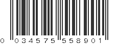 UPC 034575558901