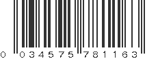 UPC 034575781163