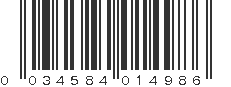 UPC 034584014986