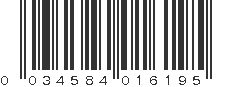 UPC 034584016195