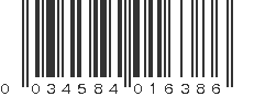 UPC 034584016386