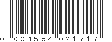 UPC 034584021717