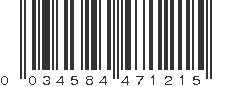 UPC 034584471215