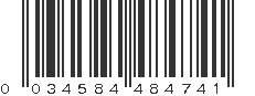 UPC 034584484741