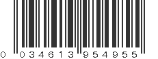 UPC 034613954955