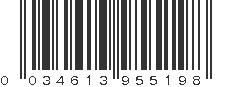 UPC 034613955198